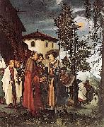 Albrecht Altdorfer St Florian Taking Leave of the Monastery Germany oil painting artist